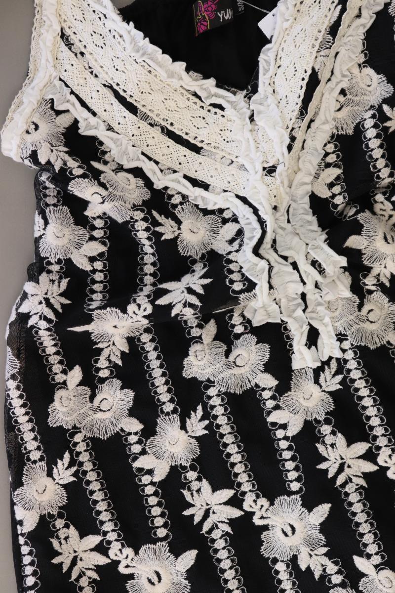 YUMI Midikleid Gr. S/M Träger schwarz aus Polyester