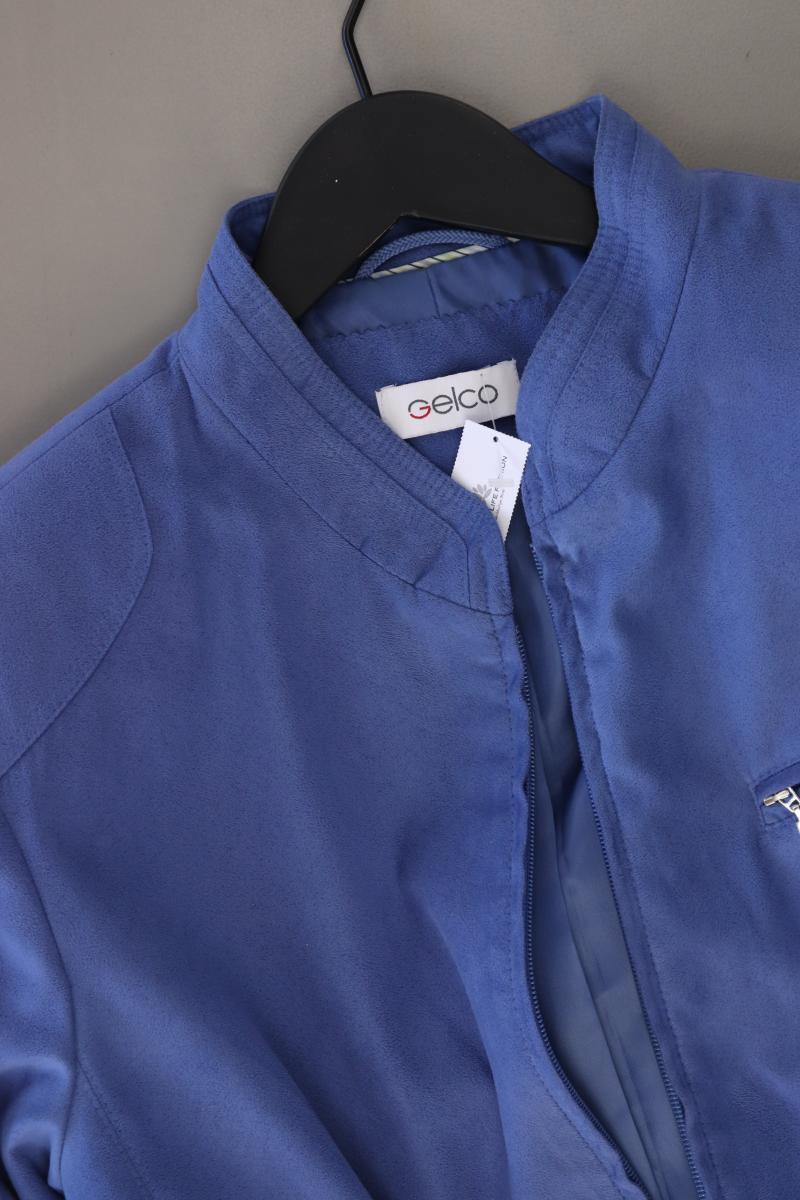 Gelco Regular Jacke Gr. 44 blau aus Polyester