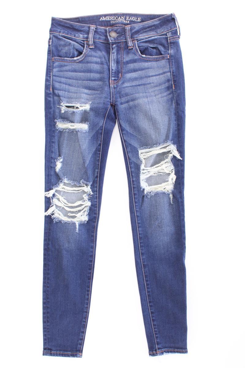 American Eagle Outfitters Skinny Jeans Gr. US 2 (XS) blau aus Baumwolle