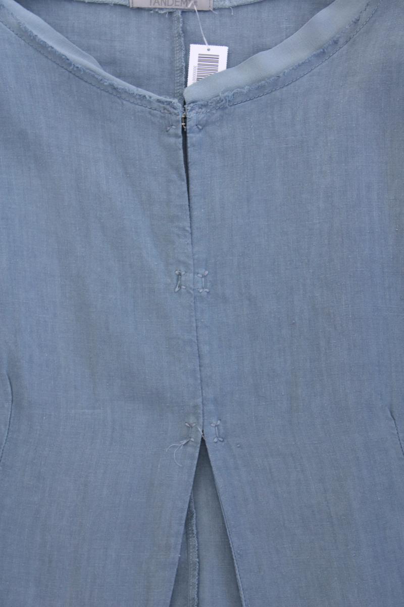Tandem Classic Jacke Gr. 38 blau aus Leinen