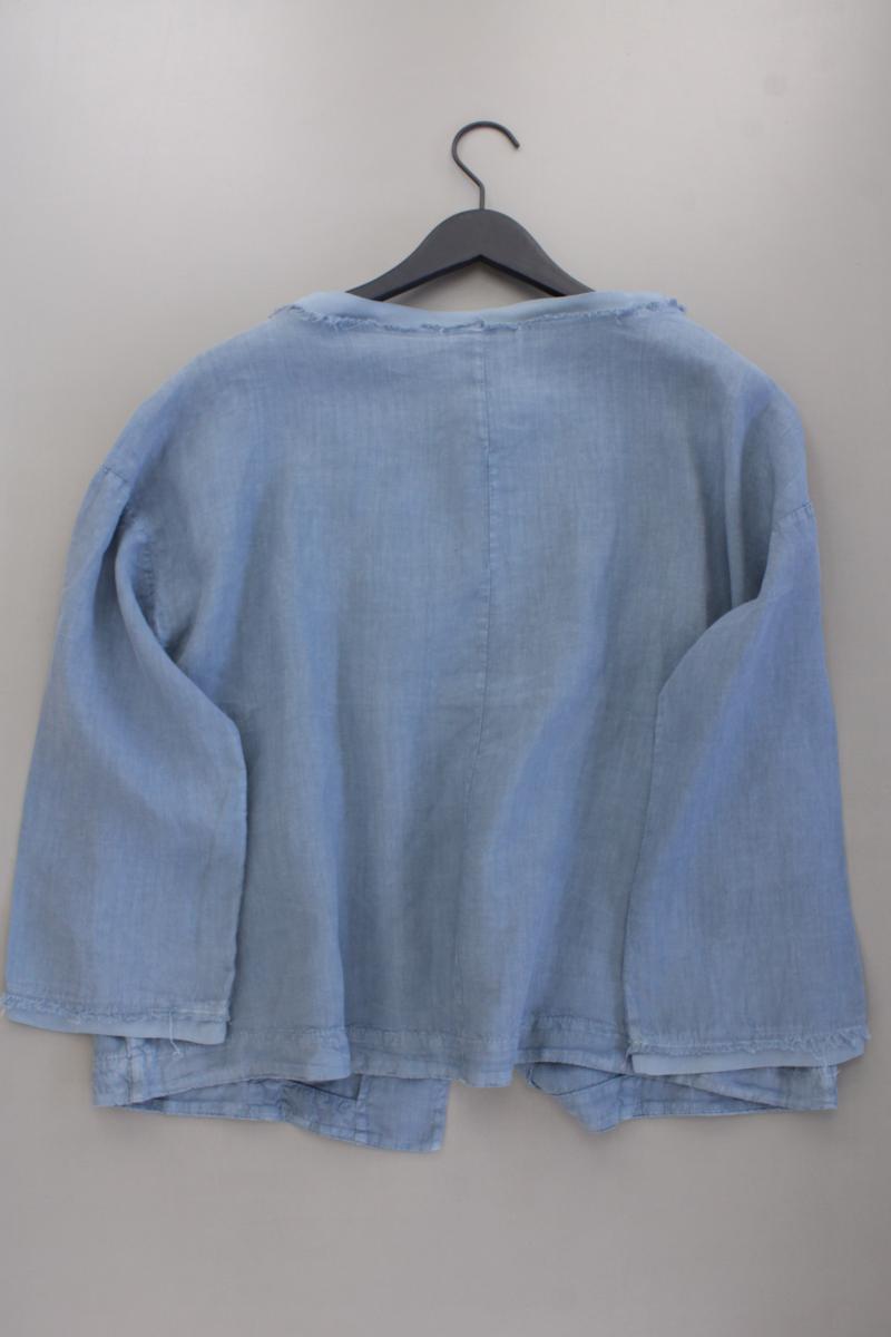 Tandem Classic Jacke Gr. 38 blau aus Leinen