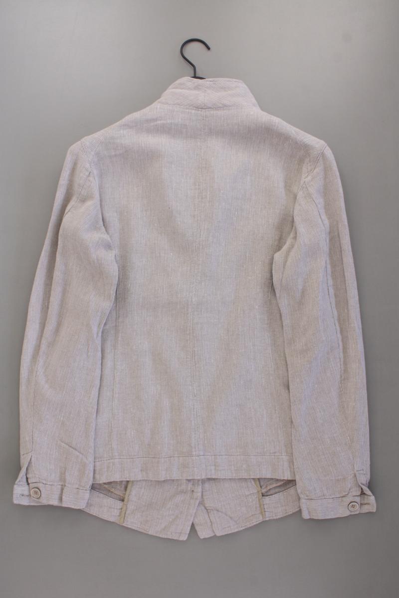 Transit Jacke mit Leinen Gr. 40 creme aus Baumwolle