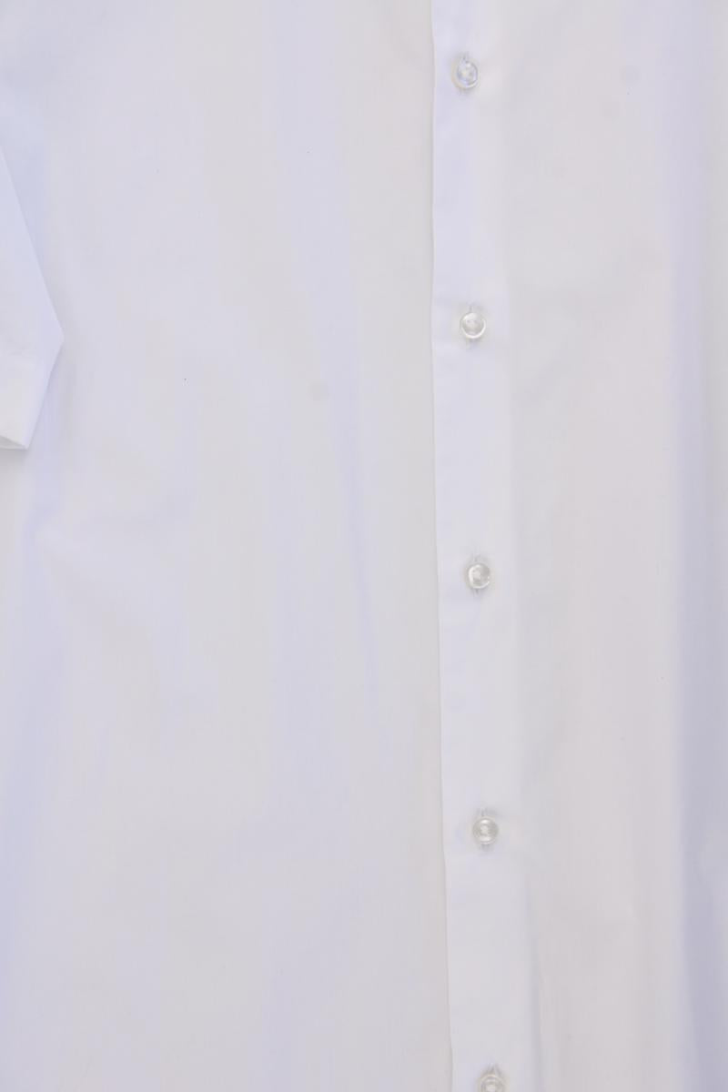 BOSS by Hugo Boss Kurzarmhemd für Herren Gr. Hemdgröße 42 weiß aus Baumwolle