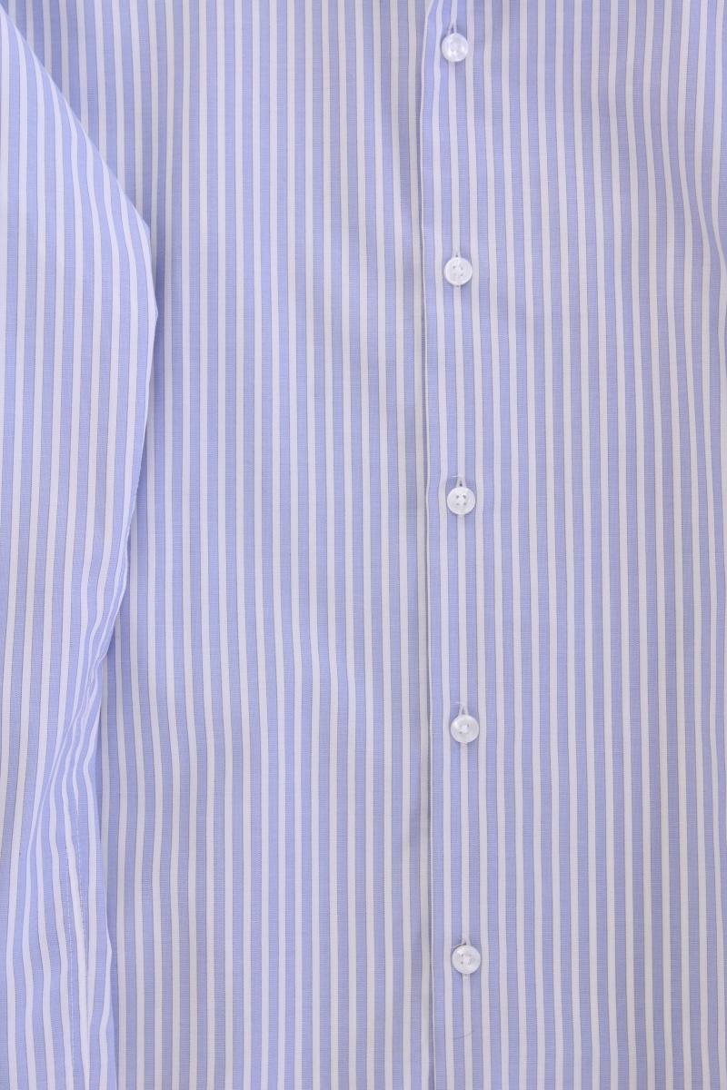 Seidensticker Langarmhemd für Herren Gr. Hemdgröße 39 gestreift neuwertig blau