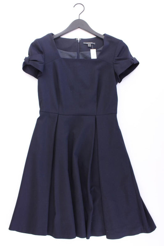 Esprit Etuikleid Gr. 38 neuwertig Kurzarm blau aus Baumwolle