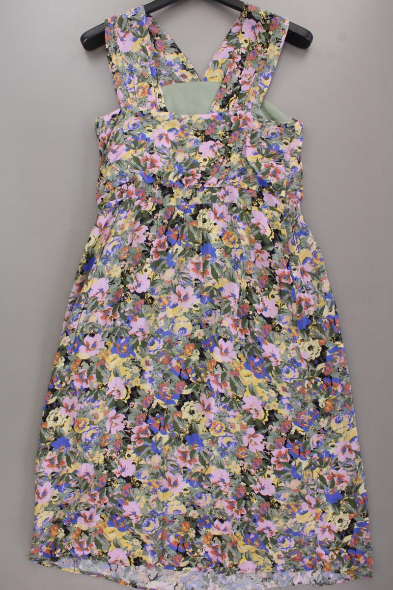 Selected Femme Midikleid Gr. 40 mit Blumenmuster Träger mehrfarbig aus Viskose