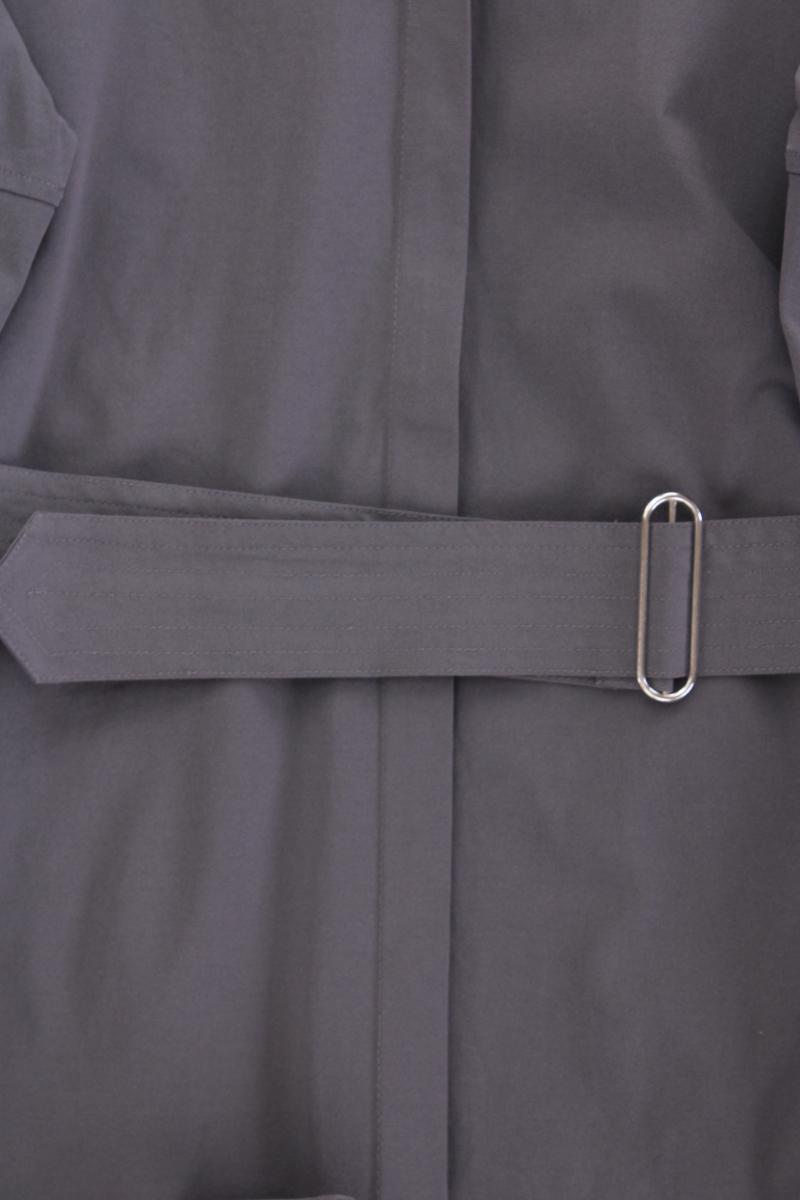 Reserved Kurzarmkleid Gr. L mit Gürtel grau aus Polyester