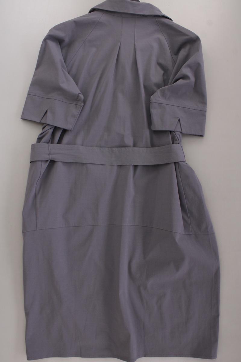 Reserved Kurzarmkleid Gr. L mit Gürtel grau aus Polyester