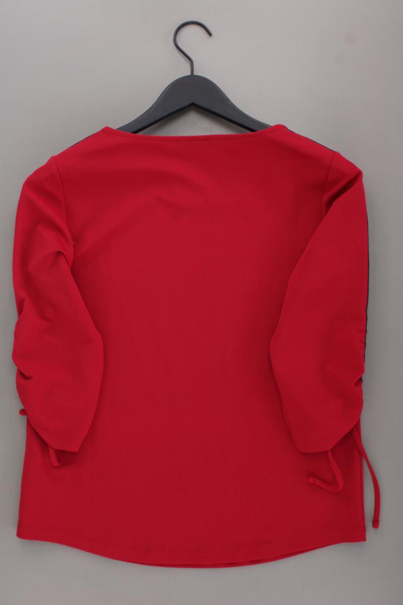 Création L. Shirt Gr. 38 neuwertig 3/4 Ärmel mit Glitzer rot aus Polyester