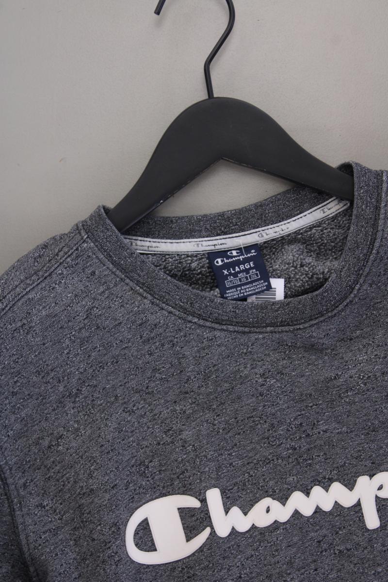 Champion Langarmpullover für Herren Gr. XL grau aus Baumwolle