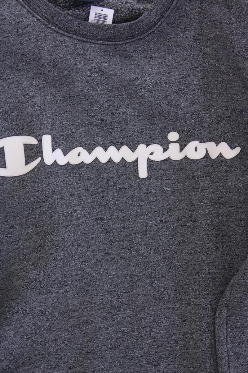 Champion Langarmpullover für Herren Gr. XL grau aus Baumwolle