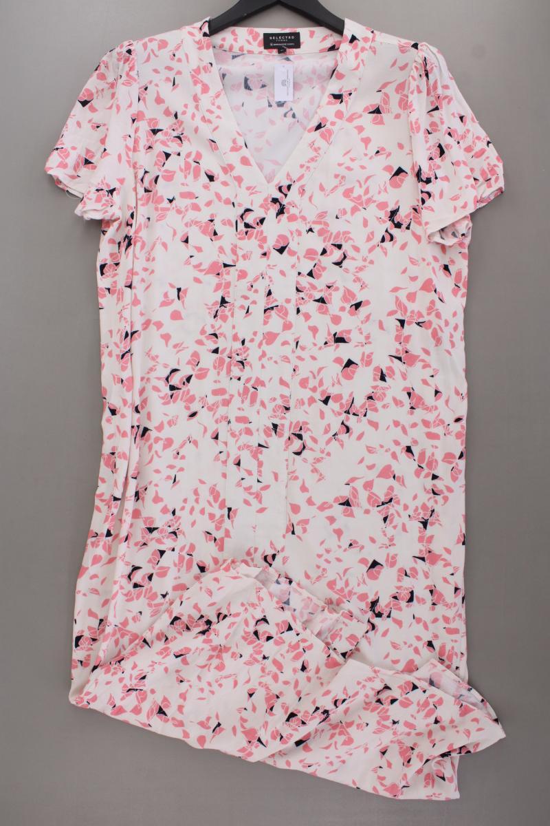 Selected Femme Kurzarmkleid Gr. 42 rosa aus Viskose
