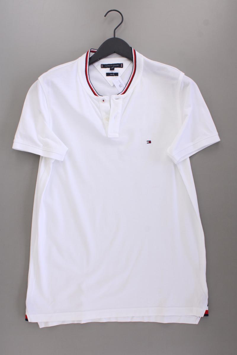 Tommy Hilfiger T-Shirt für Herren Gr. L neuwertig Kurzarm weiß