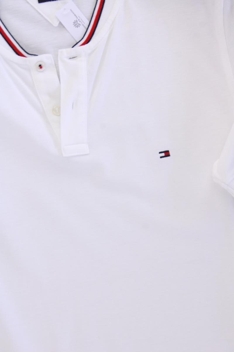 Tommy Hilfiger T-Shirt für Herren Gr. L neuwertig Kurzarm weiß