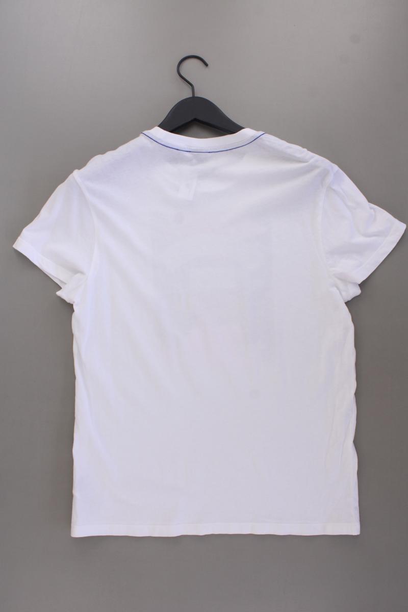 G-Star RAW Printshirt für Herren Gr. XS neuwertig Kurzarm weiß aus Baumwolle