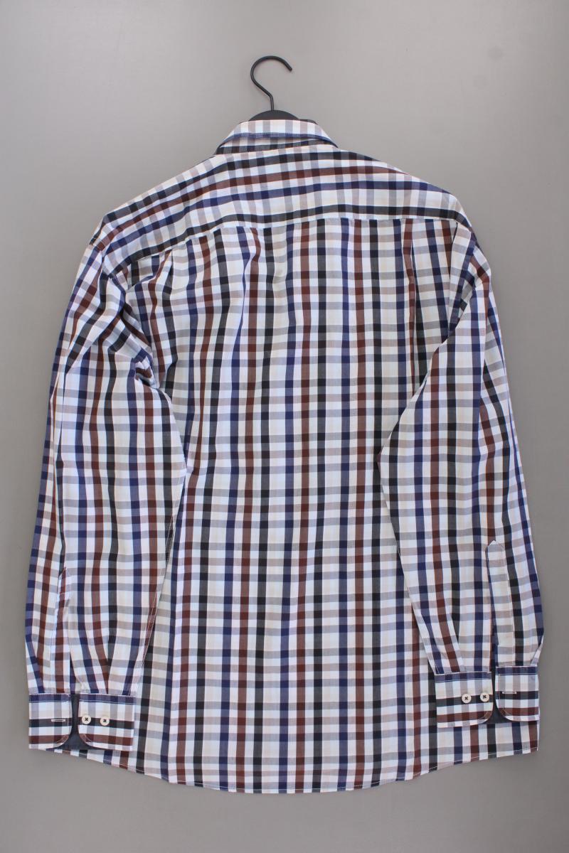 Casa Moda Langarmhemd für Herren Gr. Hemdgröße 43/44 geometrisches Muster