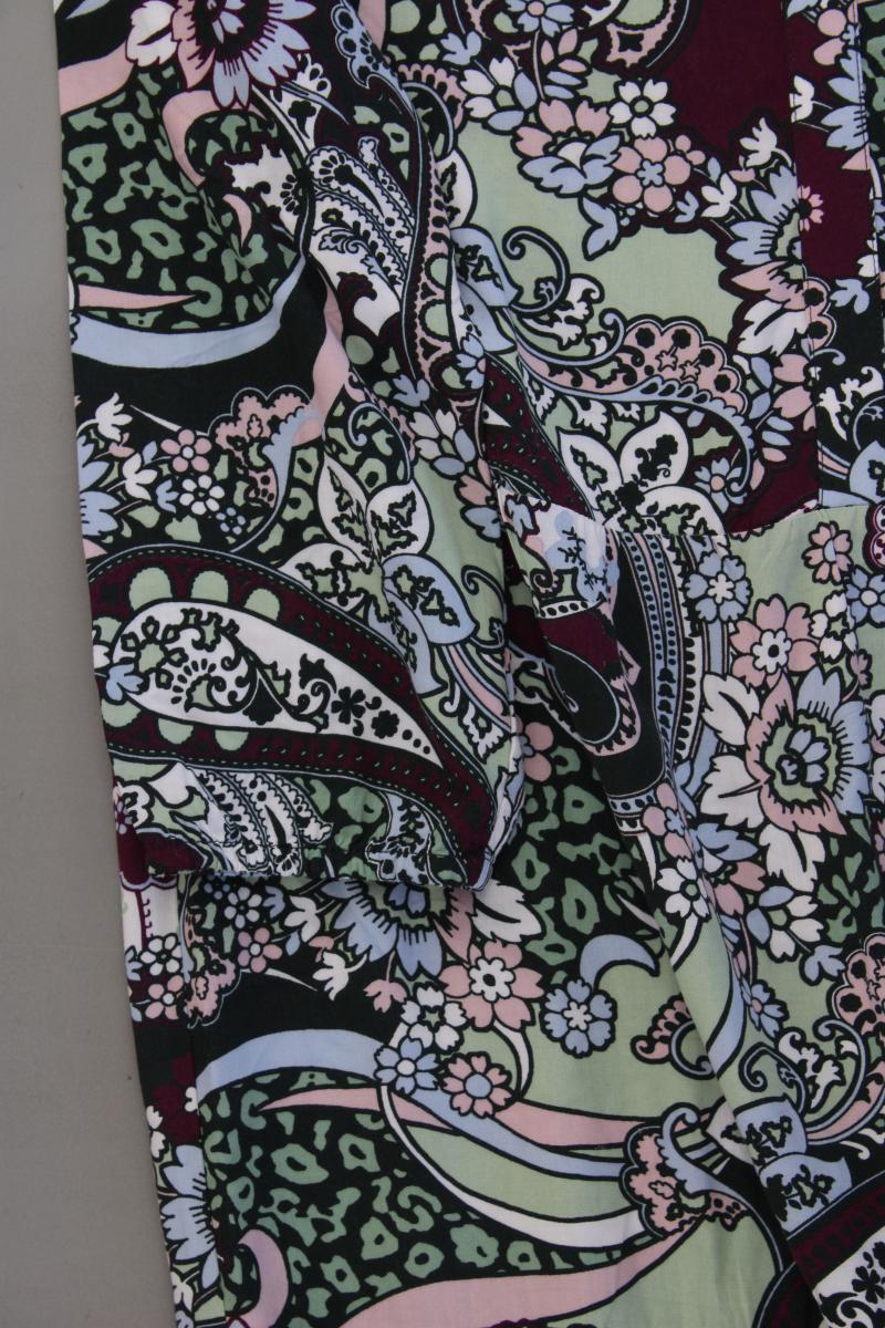 Kenny S. Langarmkleid Gr. 34 mit Paisleymuster mehrfarbig