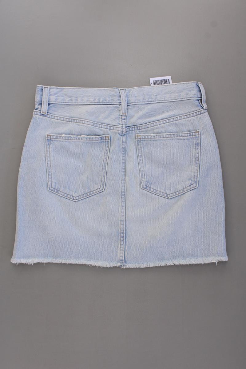 Mango Jeansrock Gr. XS blau aus Baumwolle
