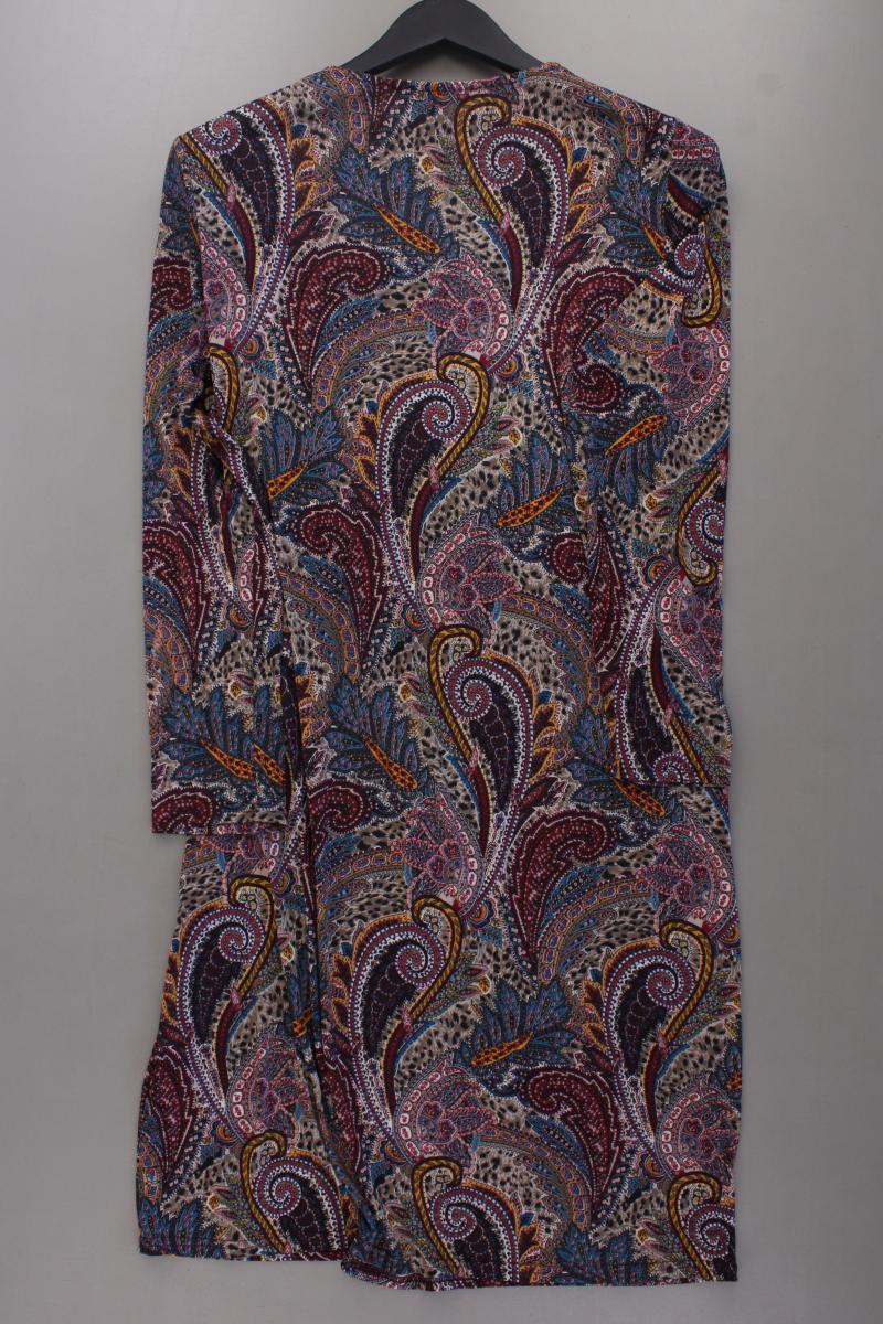 Joachim Bosse Langarmkleid Gr. 42 mit Paisleymuster mehrfarbig
