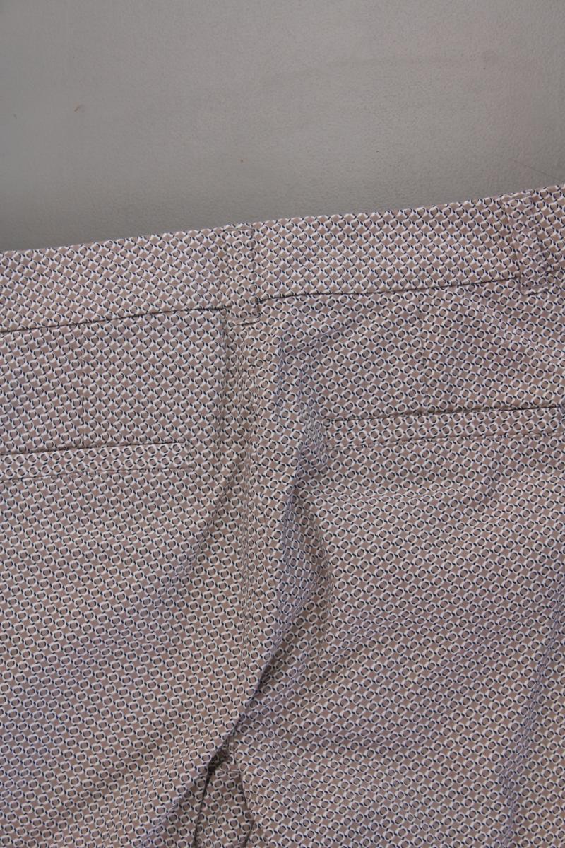s.Oliver Premium Hose Gr. 34 geometrisches Muster braun aus Baumwolle