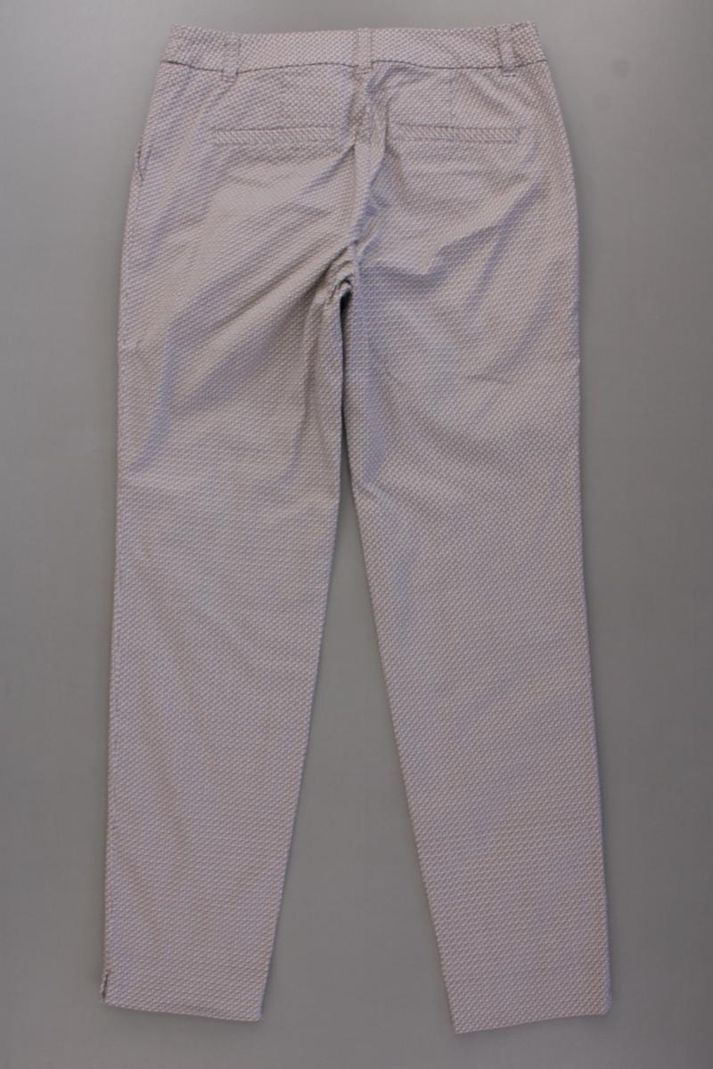s.Oliver Premium Hose Gr. 34 geometrisches Muster braun aus Baumwolle