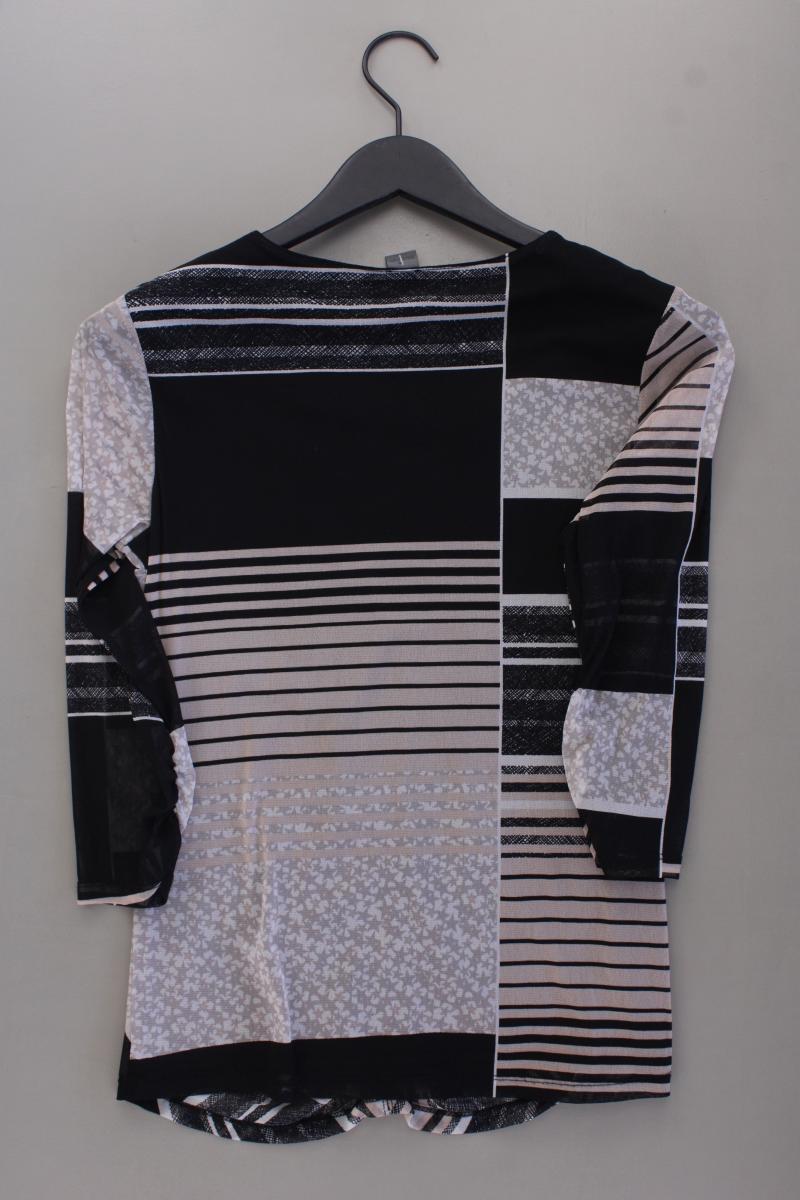 Sir Oliver Shirt mit V-Ausschnitt Gr. 38 3/4 Ärmel schwarz aus Polyamid