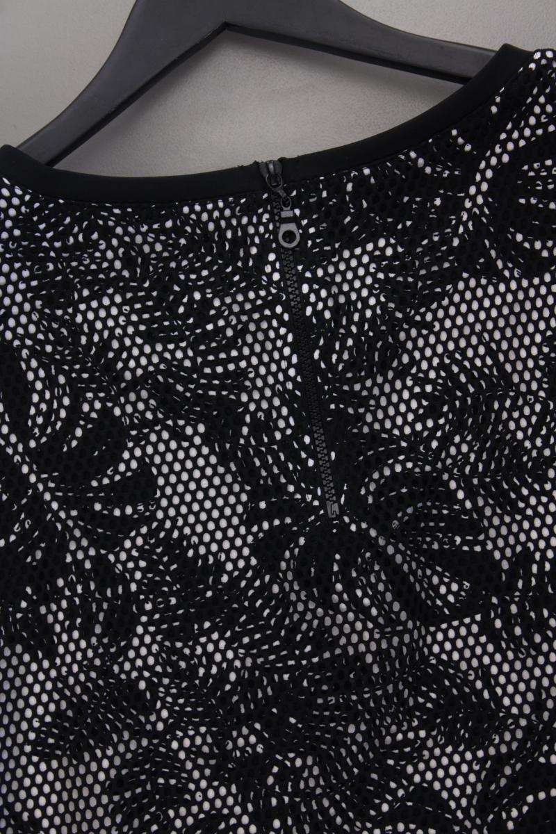 Taifun Kurzarmkleid Gr. 44 schwarz aus Polyester