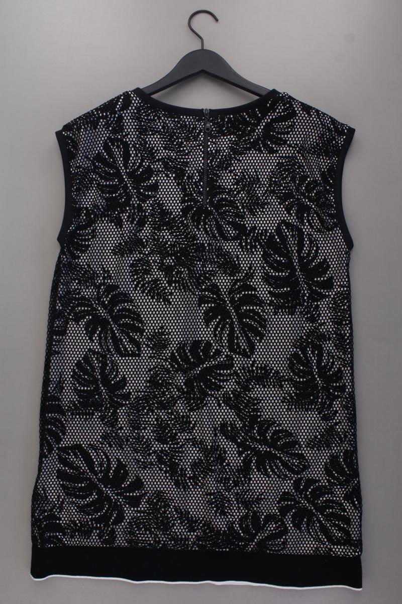 Taifun Kurzarmkleid Gr. 44 schwarz aus Polyester