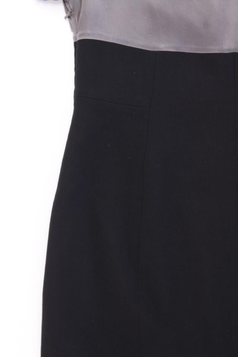 Coast Etuikleid mit Seide Gr. UK 12 (M) Kurzarm grau