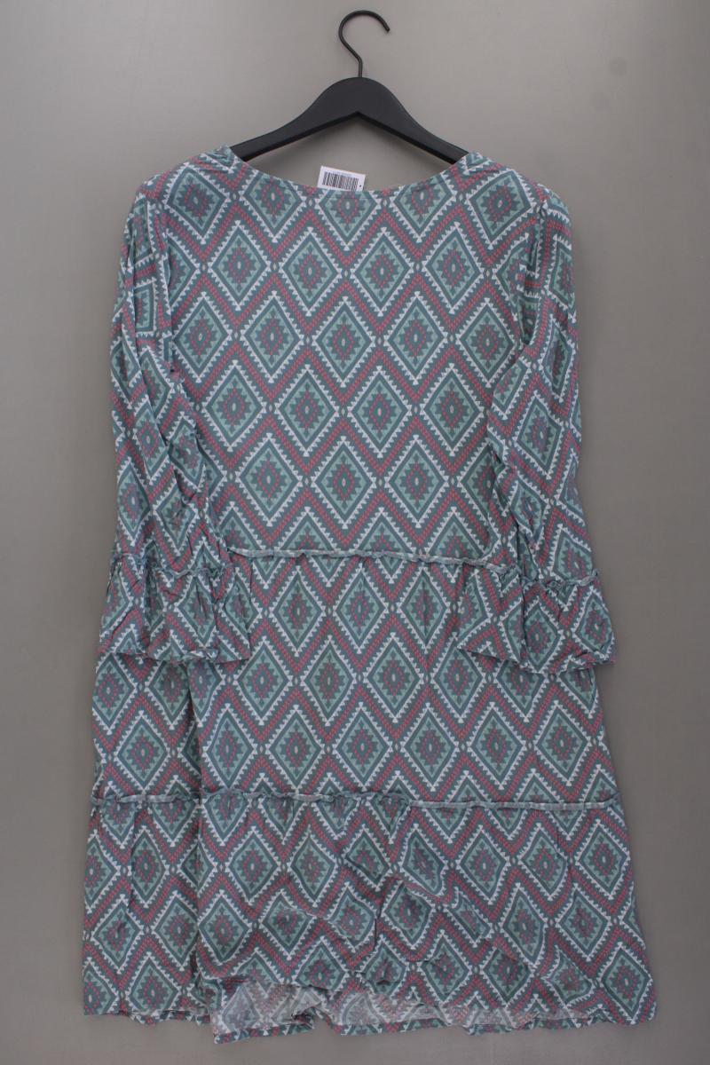 Seasons Sommerkleid Gr. S/M geometrisches Muster neuwertig Langarm blau