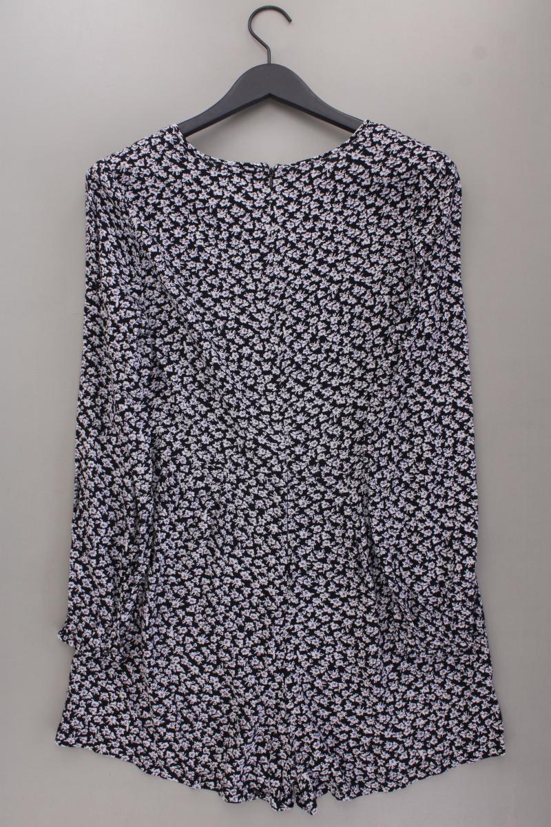 Superdry Kurzer Jumpsuit Gr. XL mit Blumenmuster grau aus Viskose