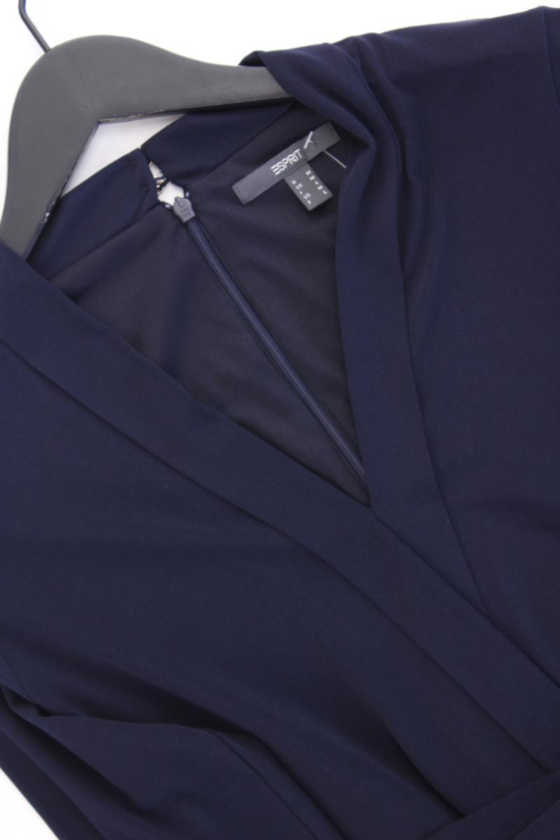 Esprit Etuikleid Gr. M neuwertig 3/4 Ärmel blau aus Polyester