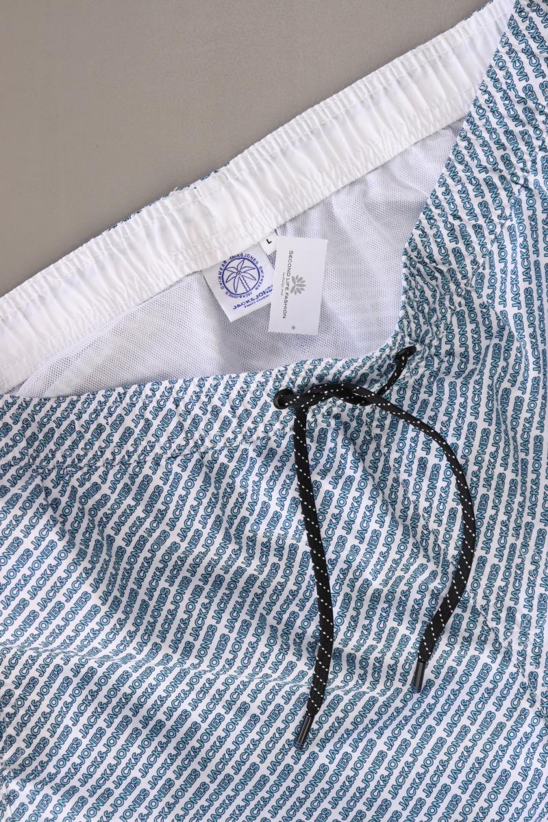 Jack & Jones Schwimmshorts für Herren Gr. L blau aus Polyester