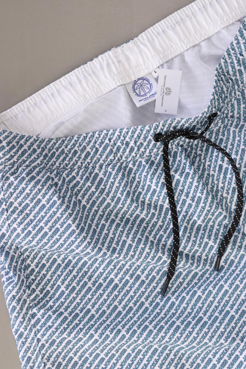 Jack & Jones Schwimmshorts für Herren Gr. L blau aus Polyester