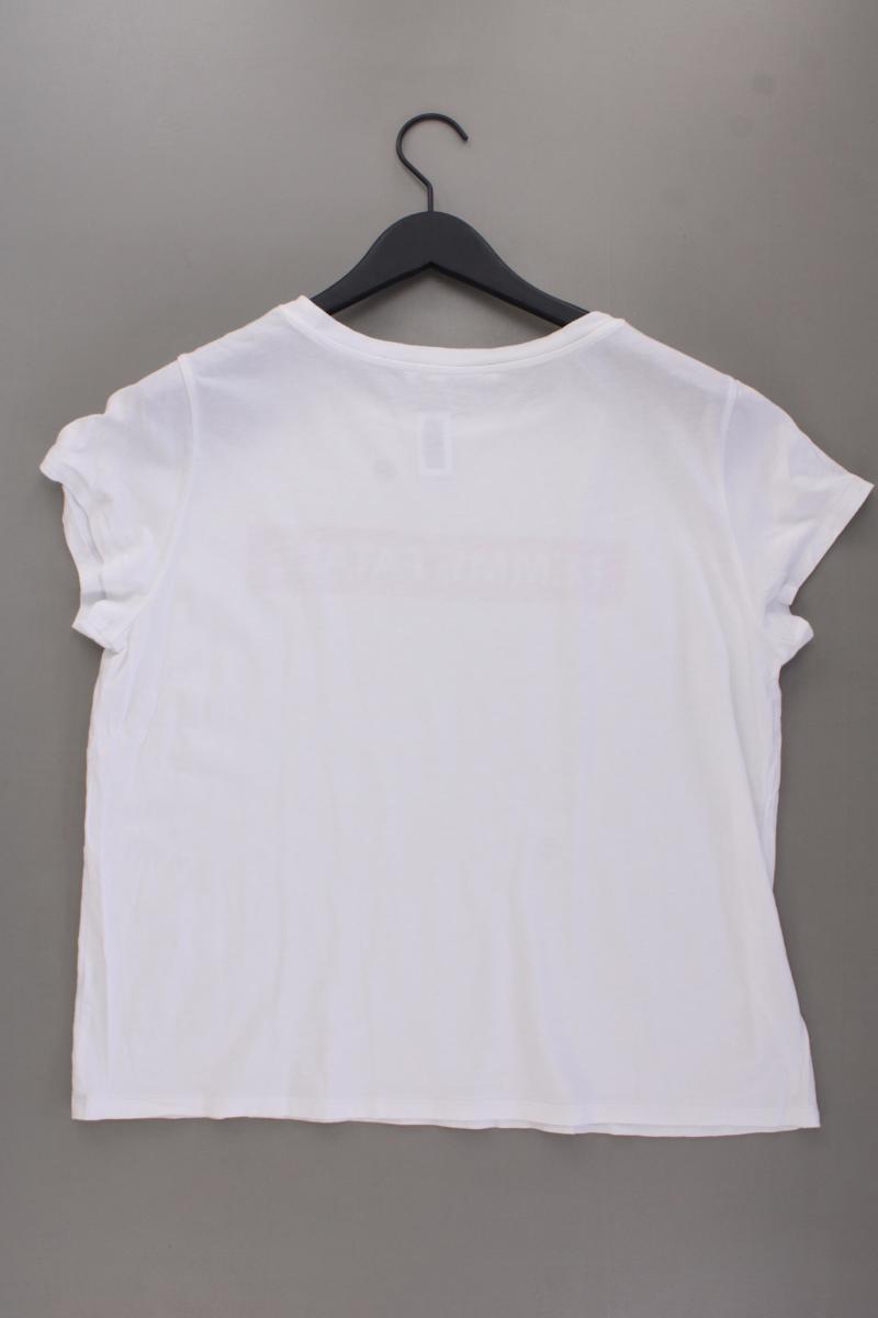 Joseph Janard Printshirt Gr. L Kurzarm weiß