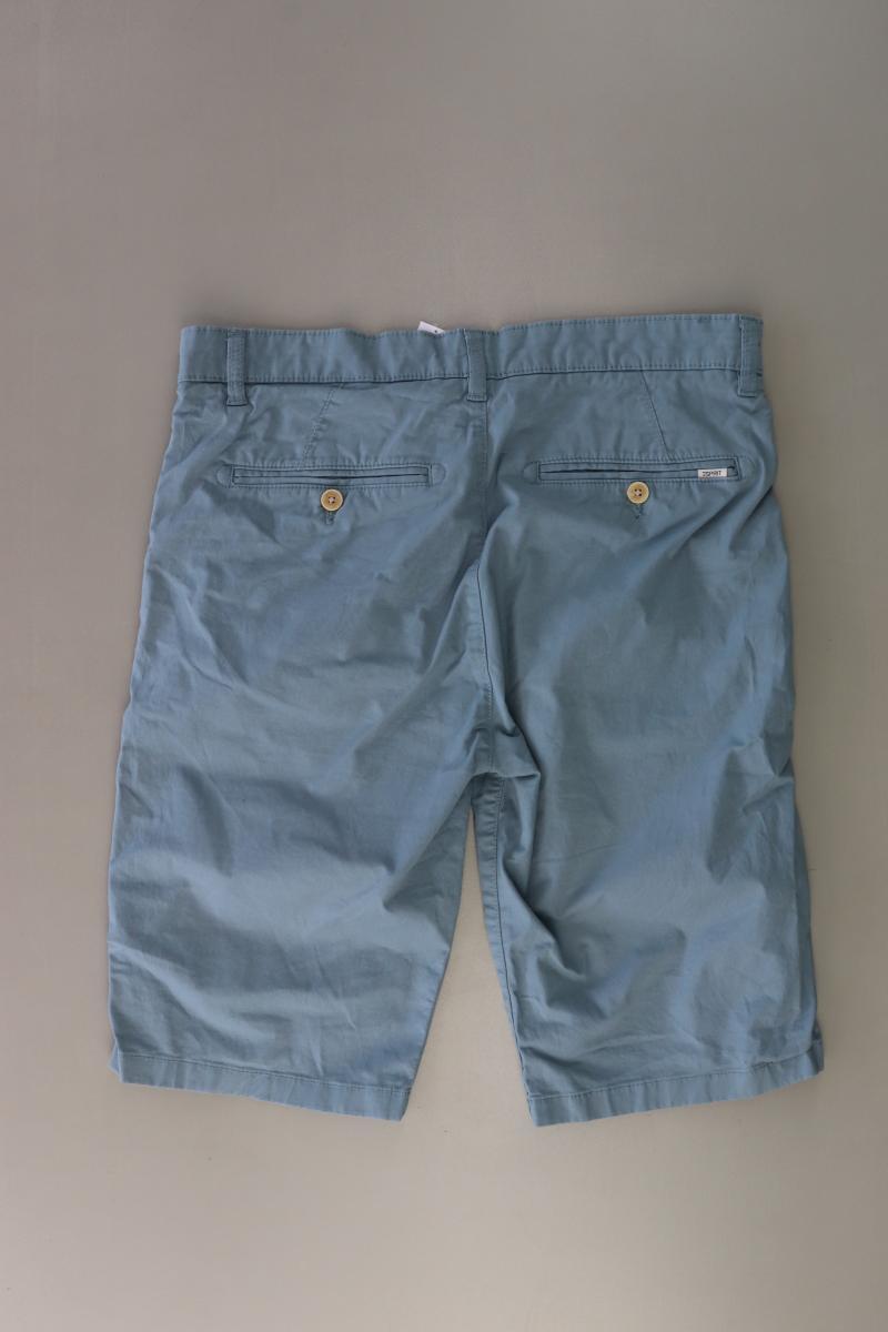 Esprit Chino Shorts für Herren Gr. W30 blau aus Baumwolle