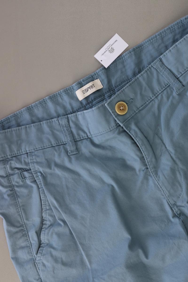 Esprit Chino Shorts für Herren Gr. W30 blau aus Baumwolle
