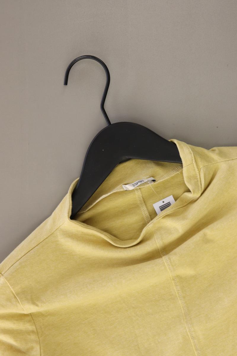 Esprit Longsleeve-Shirt Gr. M Langarm gelb aus Baumwolle