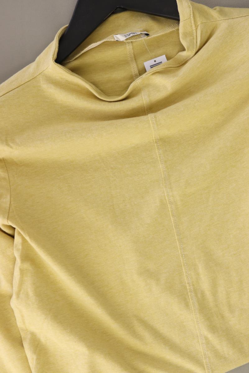 Esprit Longsleeve-Shirt Gr. M Langarm gelb aus Baumwolle