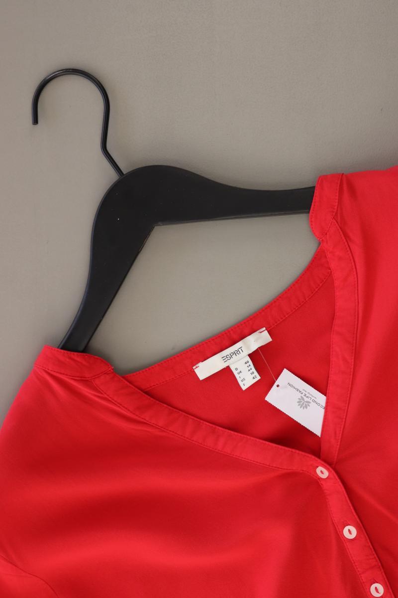 Esprit Langarmbluse Gr. 40 rot aus Viskose