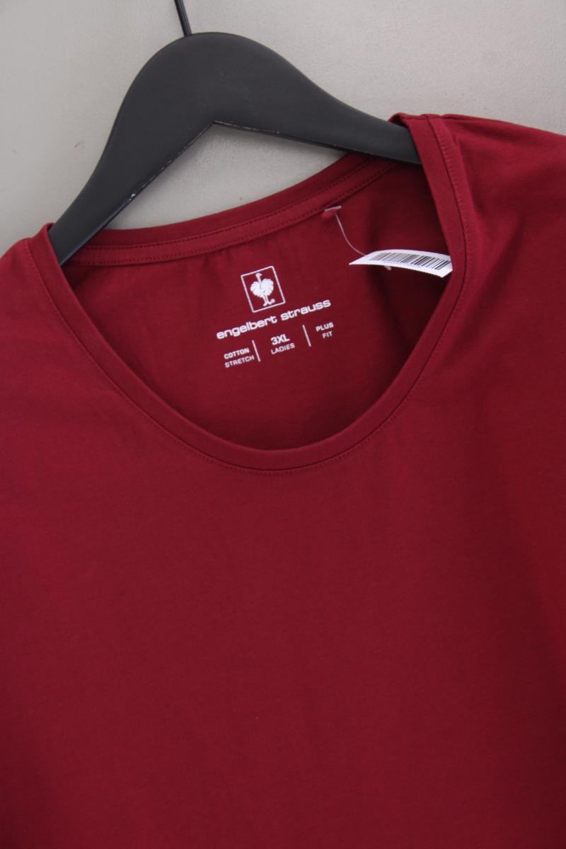 Engelbert + Strauss T-Shirt Gr. XXXL Kurzarm rot aus Baumwolle