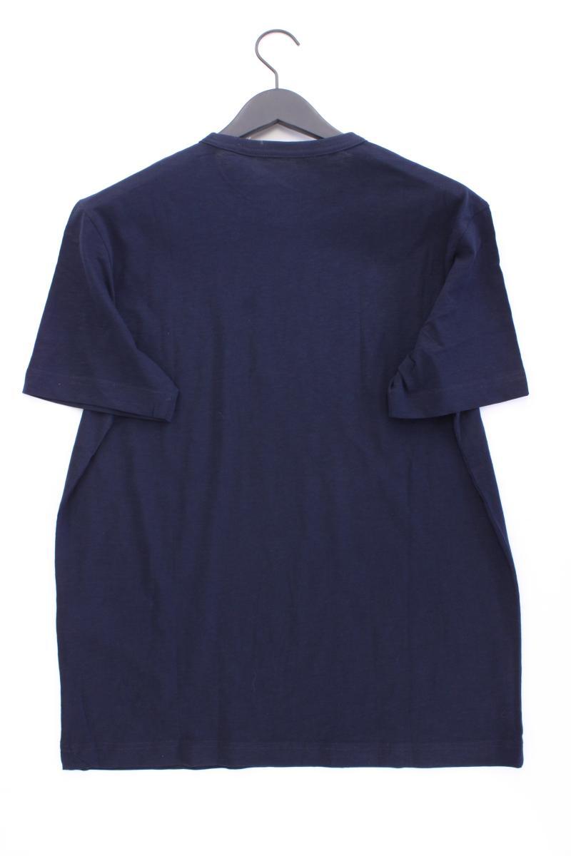 Tom Tailor T-Shirt für Herren Gr. L Kurzarm blau aus Baumwolle
