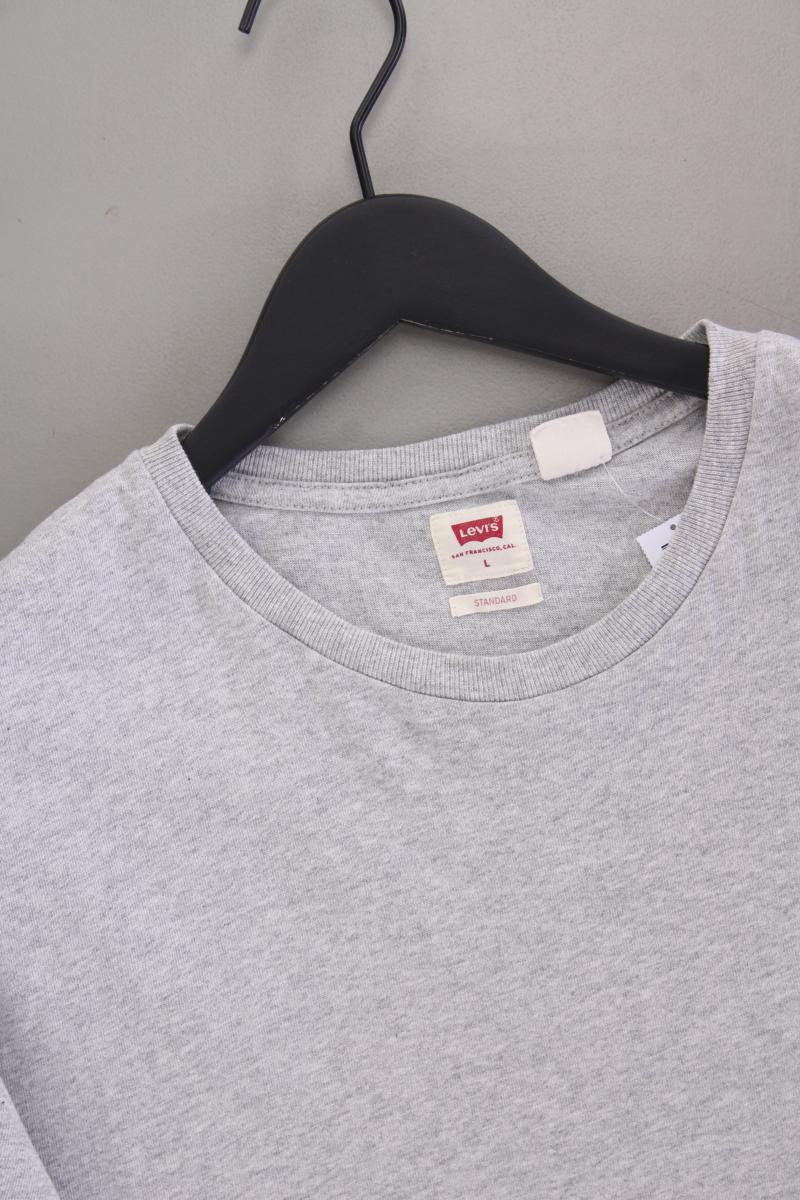 Levi's T-Shirt Gr. L Kurzarm grau aus Baumwolle