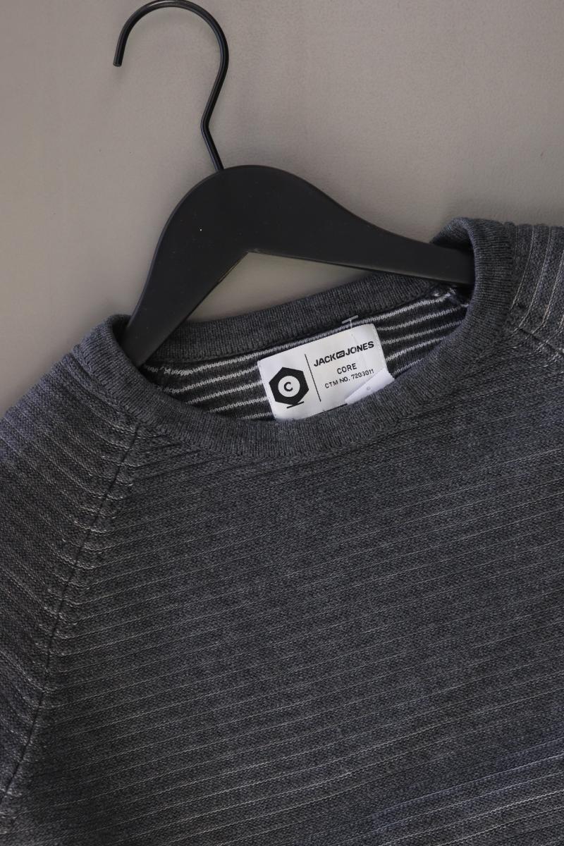 Jack & Jones Feinstrickpullover für Herren Gr. L grau aus Baumwolle