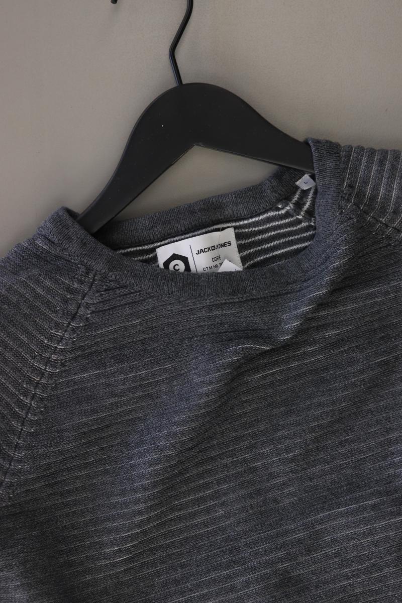 Jack & Jones Feinstrickpullover für Herren Gr. L grau aus Baumwolle