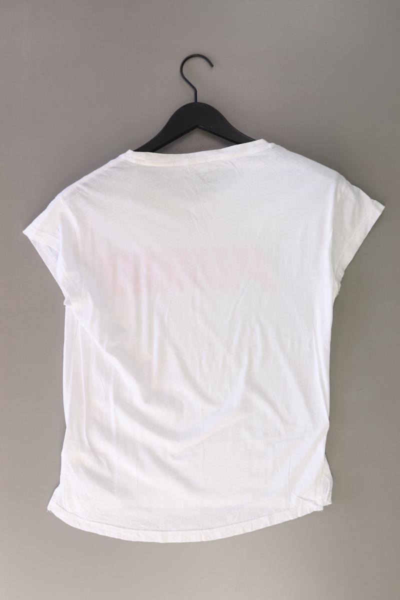 Puma Sportshirt Gr. S Kurzarm weiß aus Baumwolle