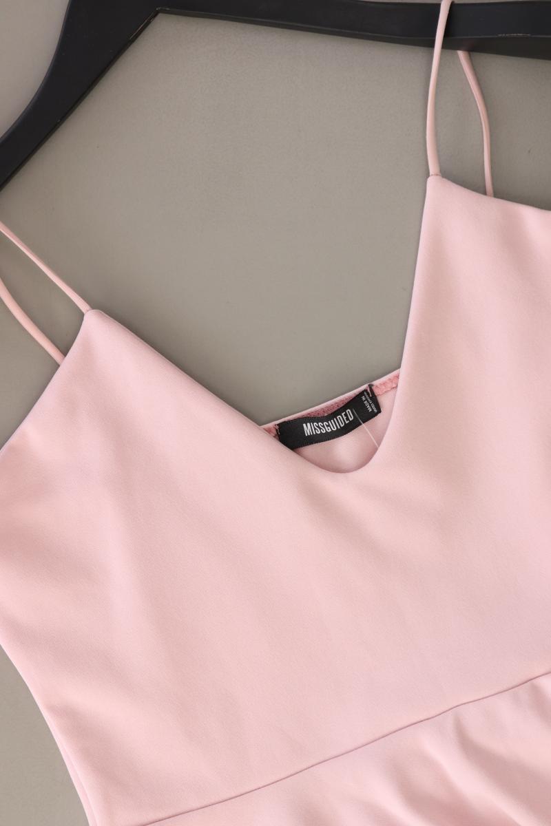 MISSGUIDED Minikleid Gr. 40 Träger rosa aus Polyester