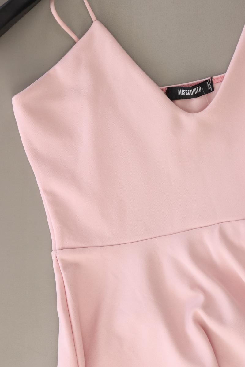 MISSGUIDED Minikleid Gr. 40 Träger rosa aus Polyester