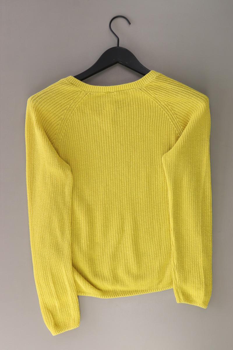 QS by s.Oliver Grobstrickpullover Gr. M gelb aus Baumwolle