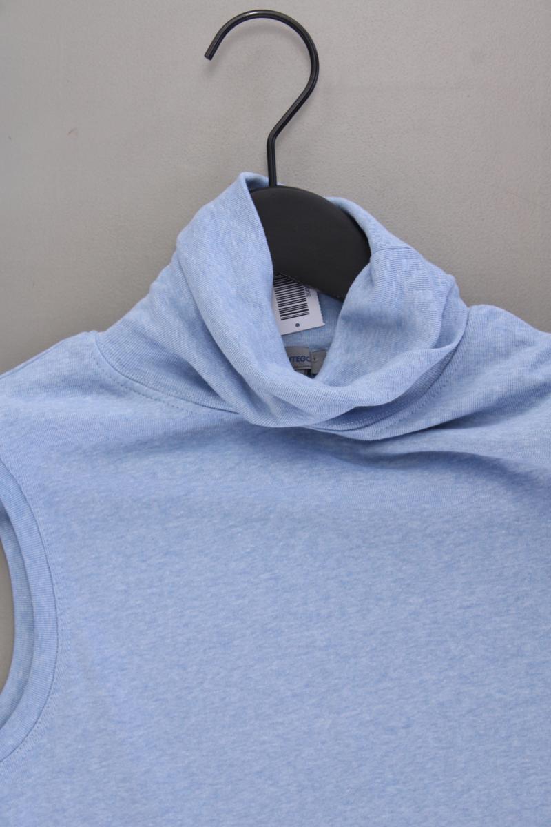 Montego Rollkragentop Gr. XL neuwertig blau aus Baumwolle